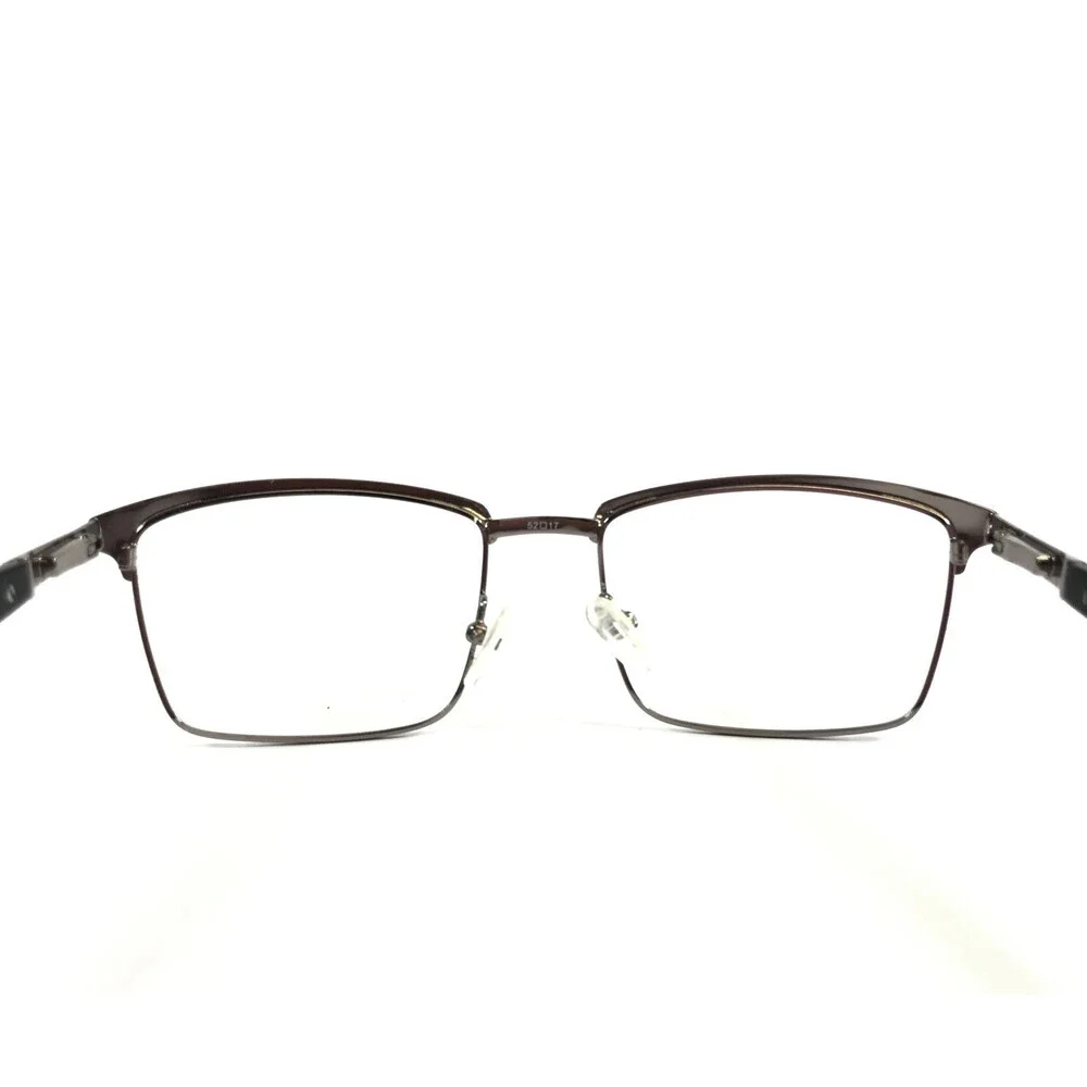 Alberto Romani Eyeglasses Frames AR9000 BK/SI Black Silver Full Rim 52-17-140